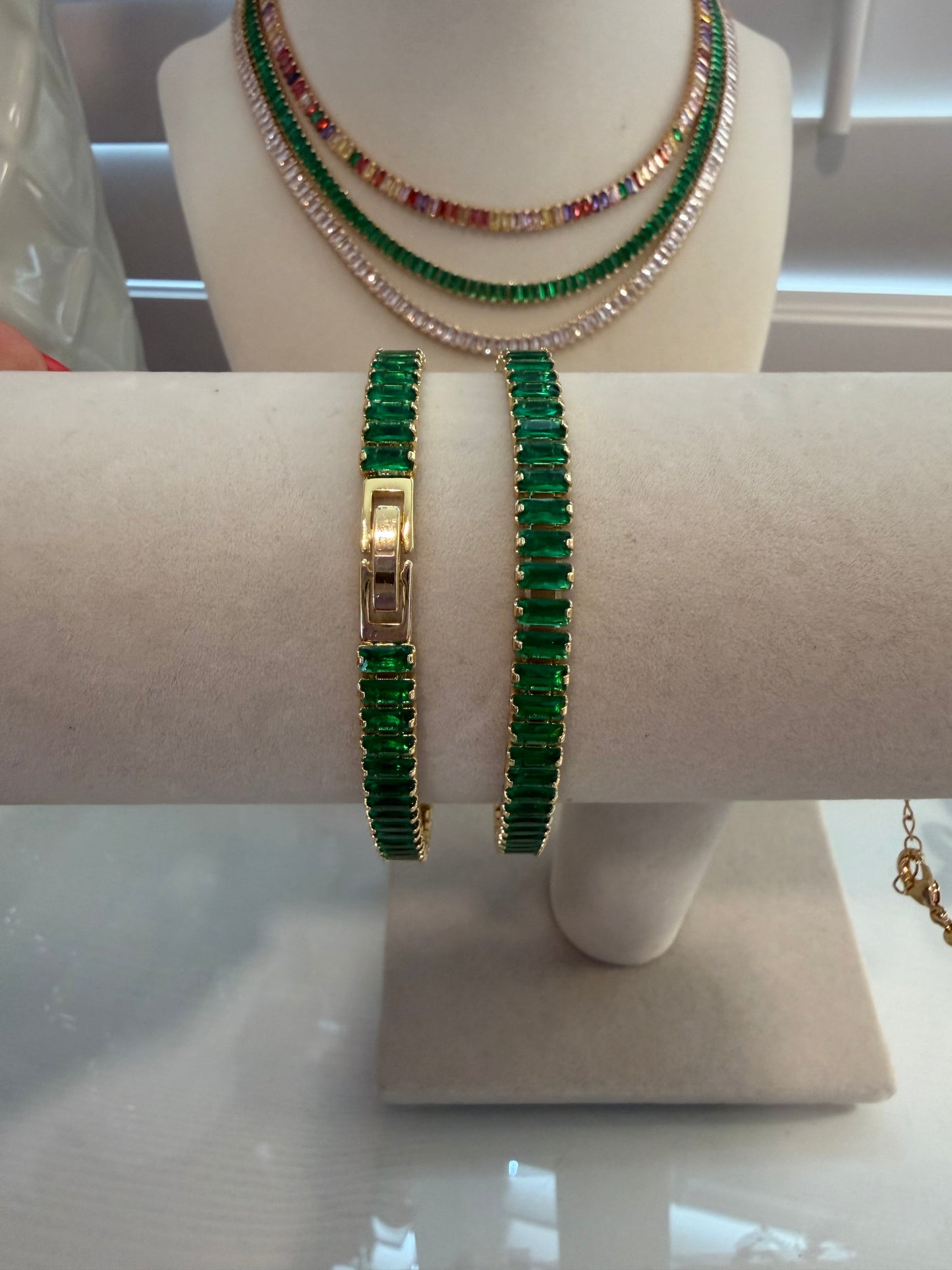 Emerald Tennis Bracelet