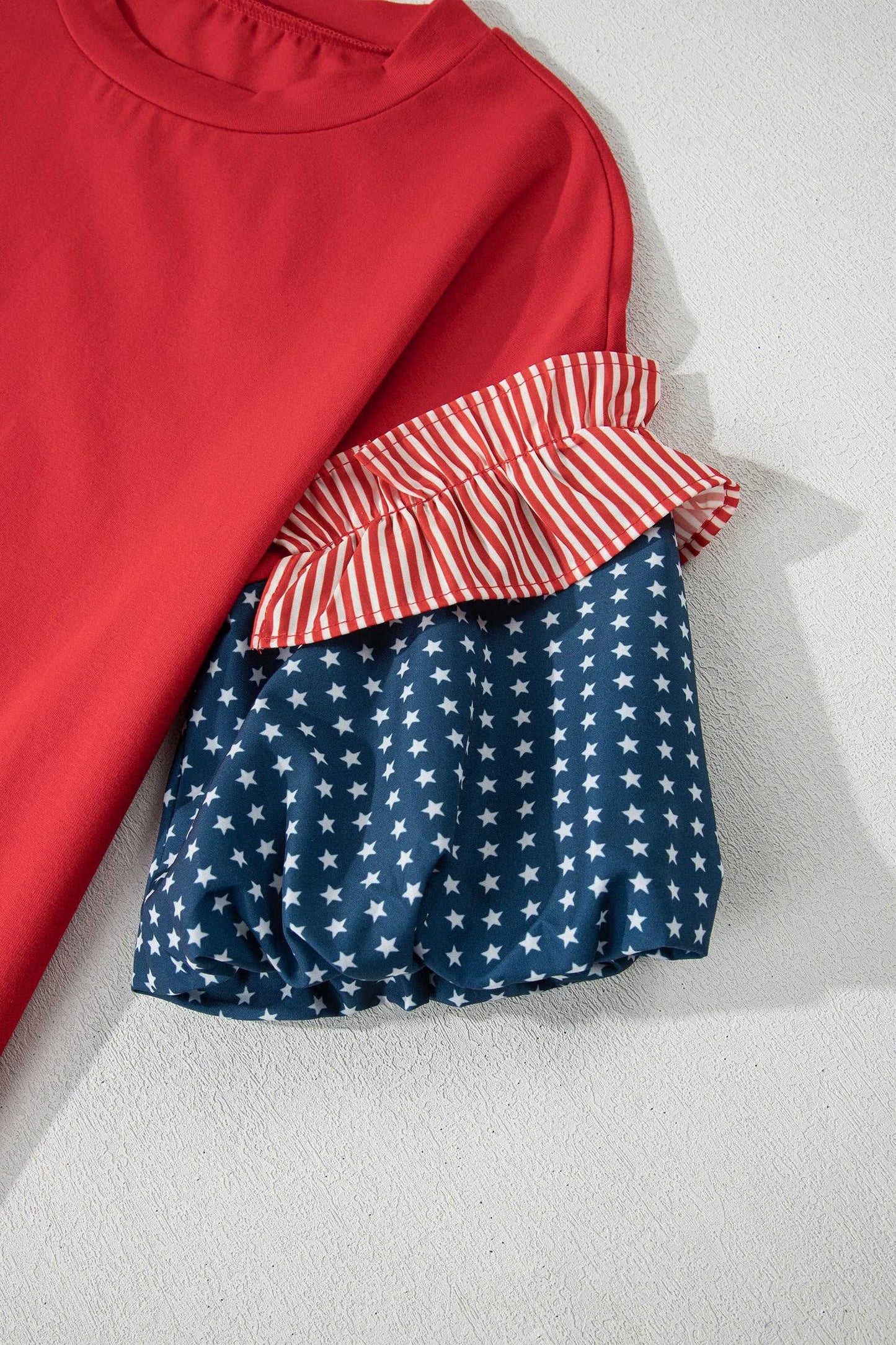 Stars and Stripes Puff Sleeve