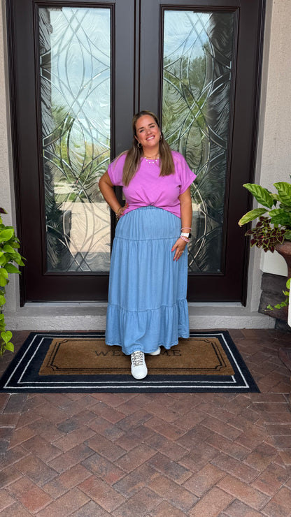 Sunny Side Curvy Tee