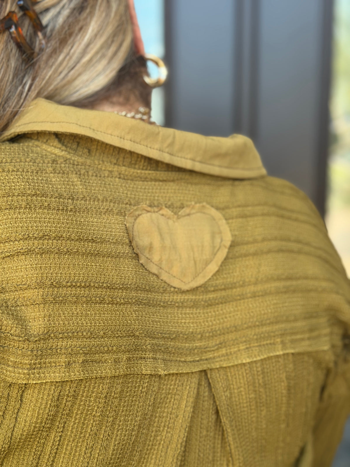 Olive Luxe Knit Top