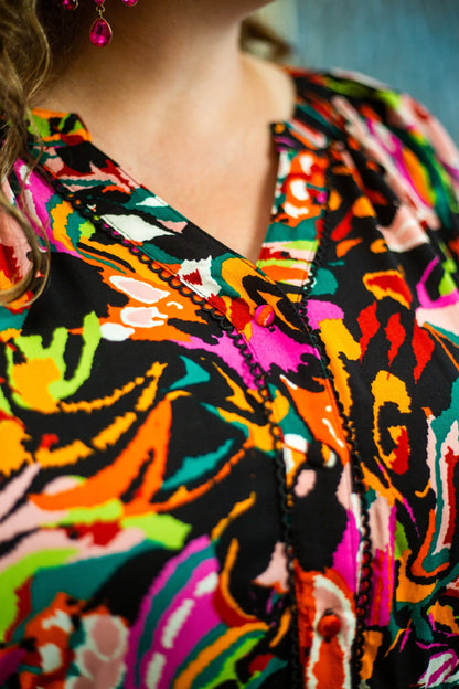 The KK- Vibrant Funky Pop Dress