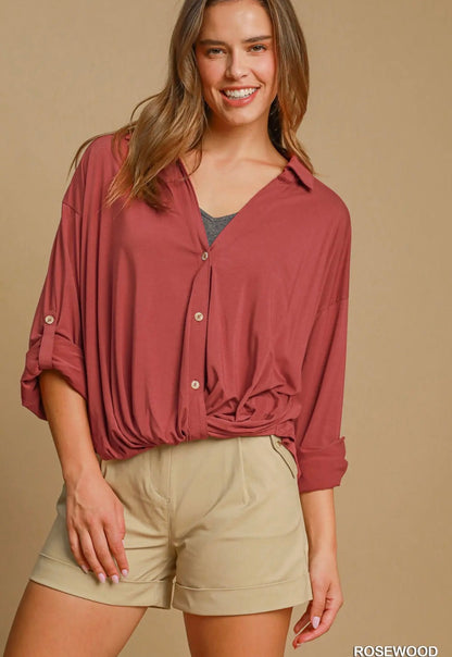 Front Twist Top