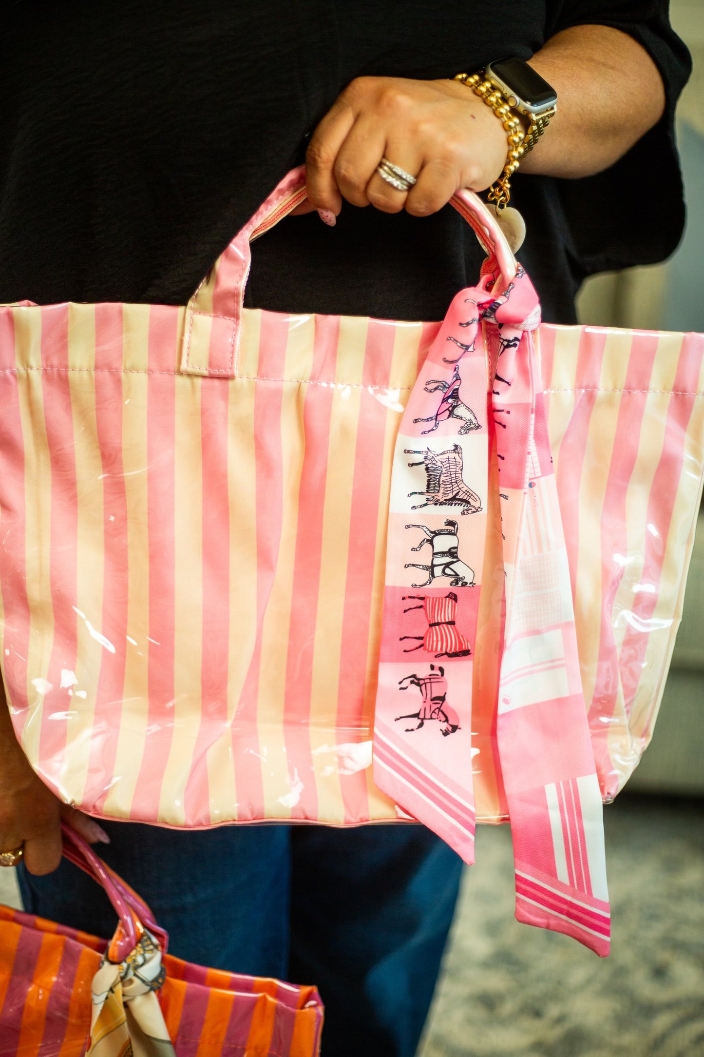 Striped Totes