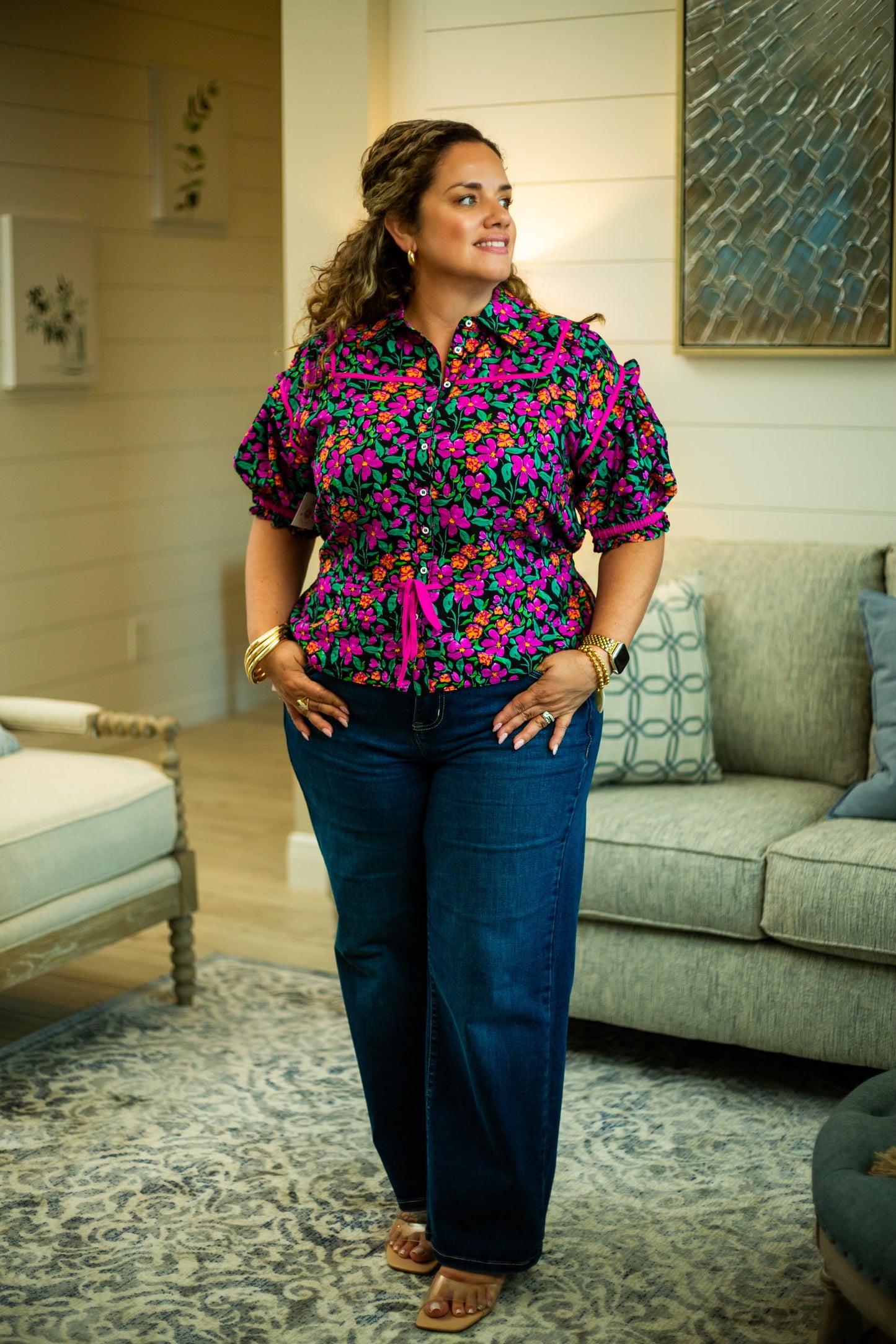 The Mimi - Floral Top