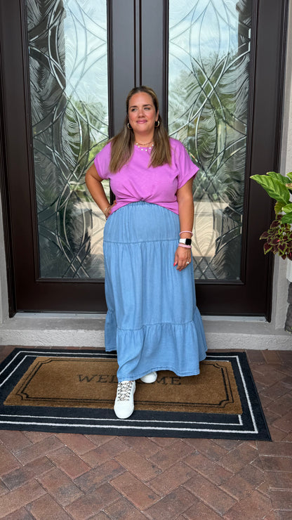 Sunny Side Curvy Tee