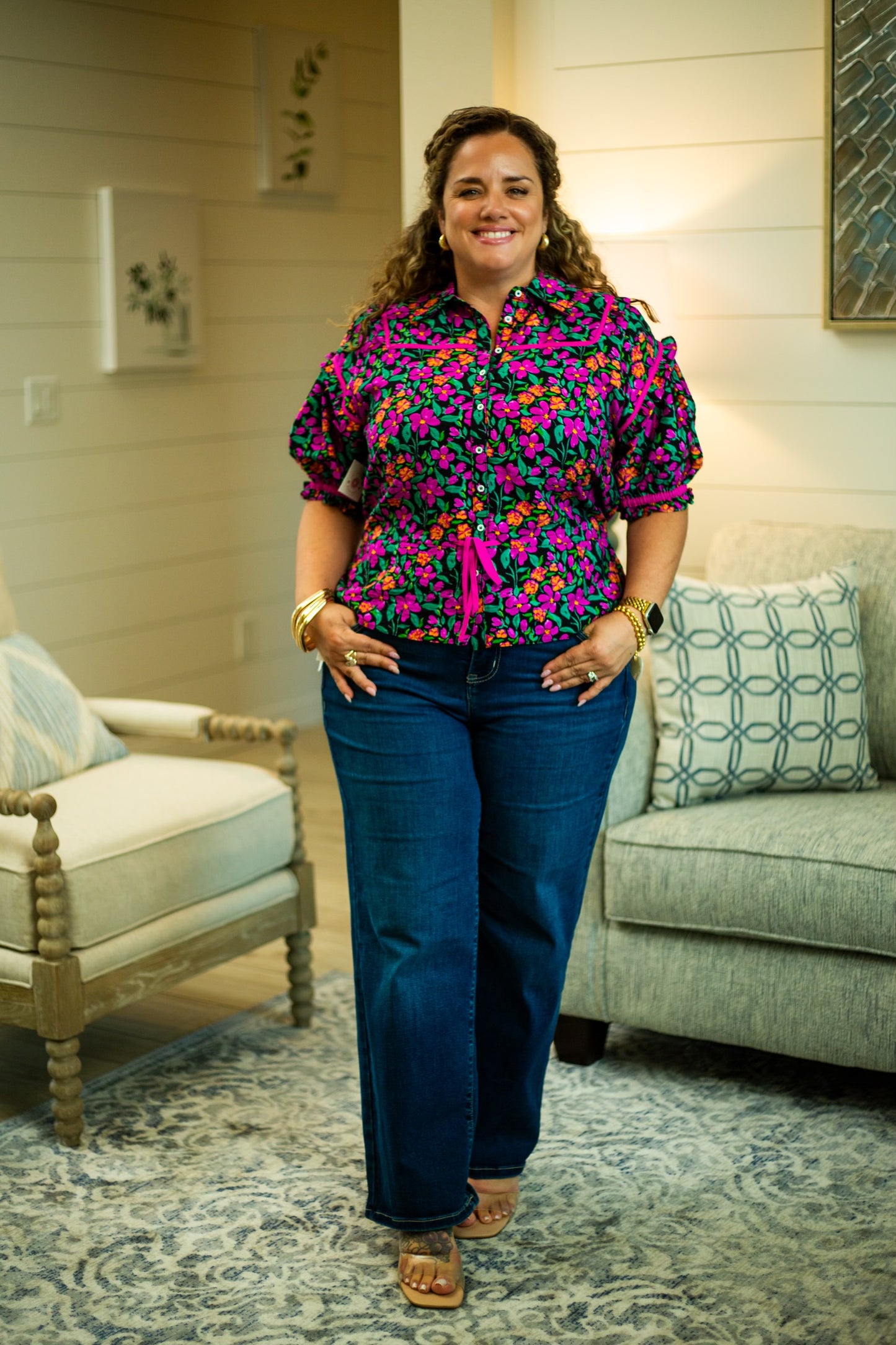 The Mimi - Floral Top