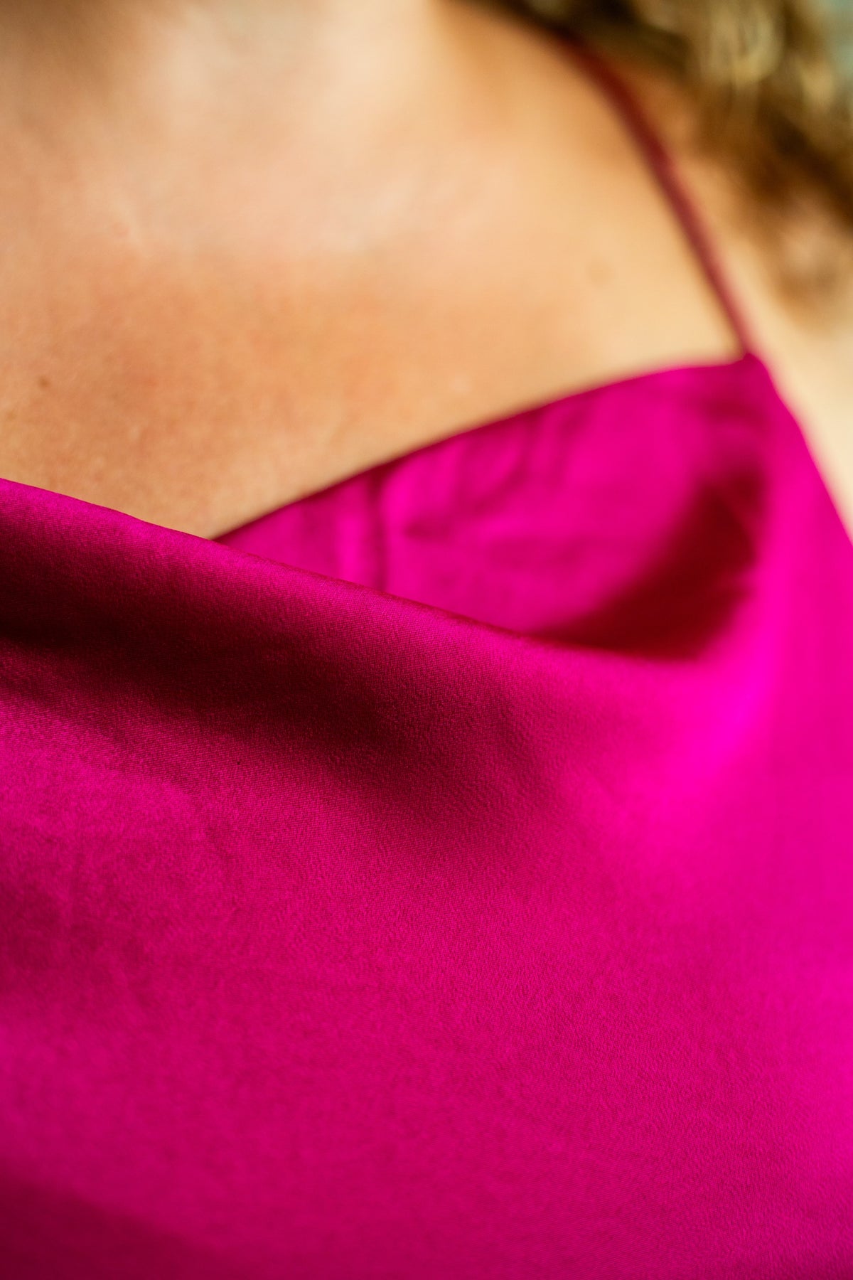 Satin Spaghetti Strap Top