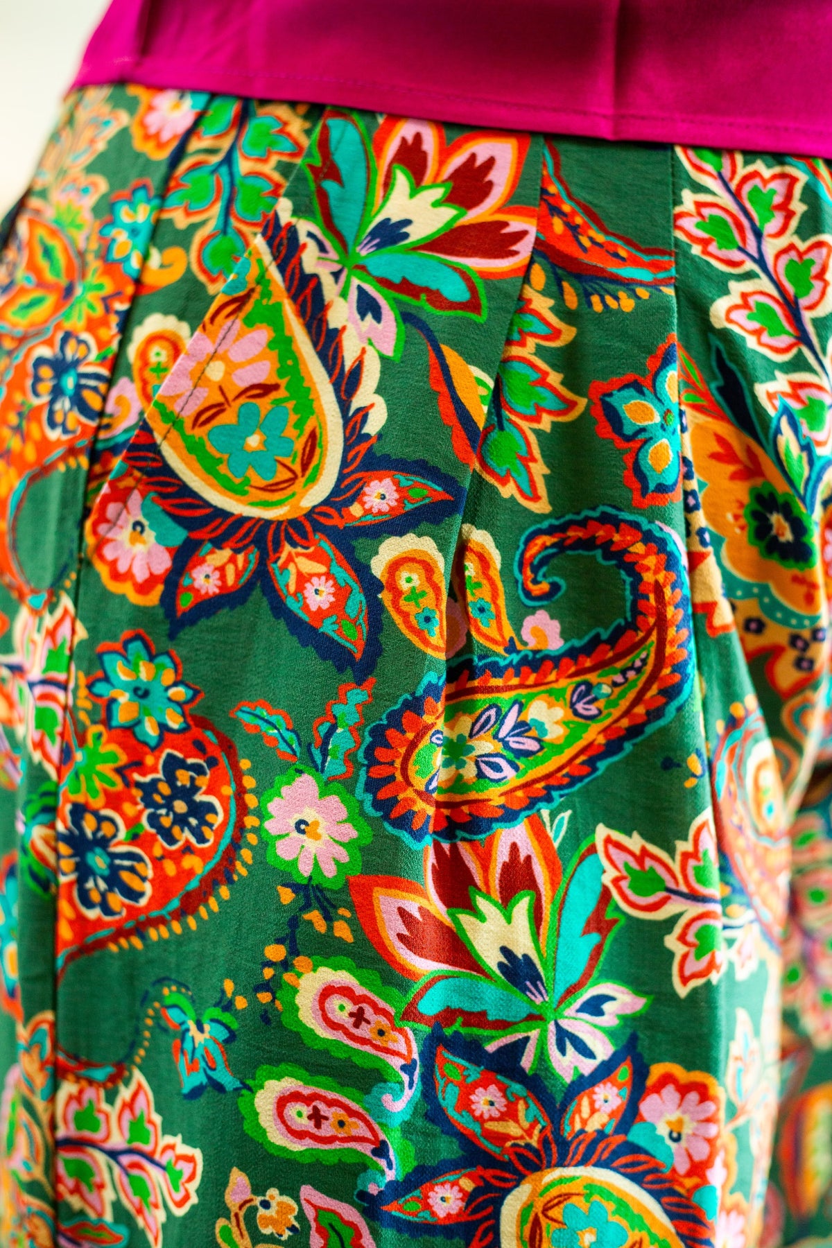 Paisley Print Pants