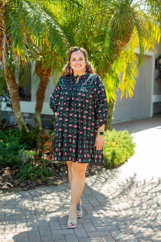 Floral Boho Mini Dress