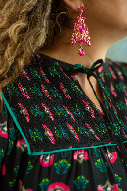Floral Boho Mini Dress