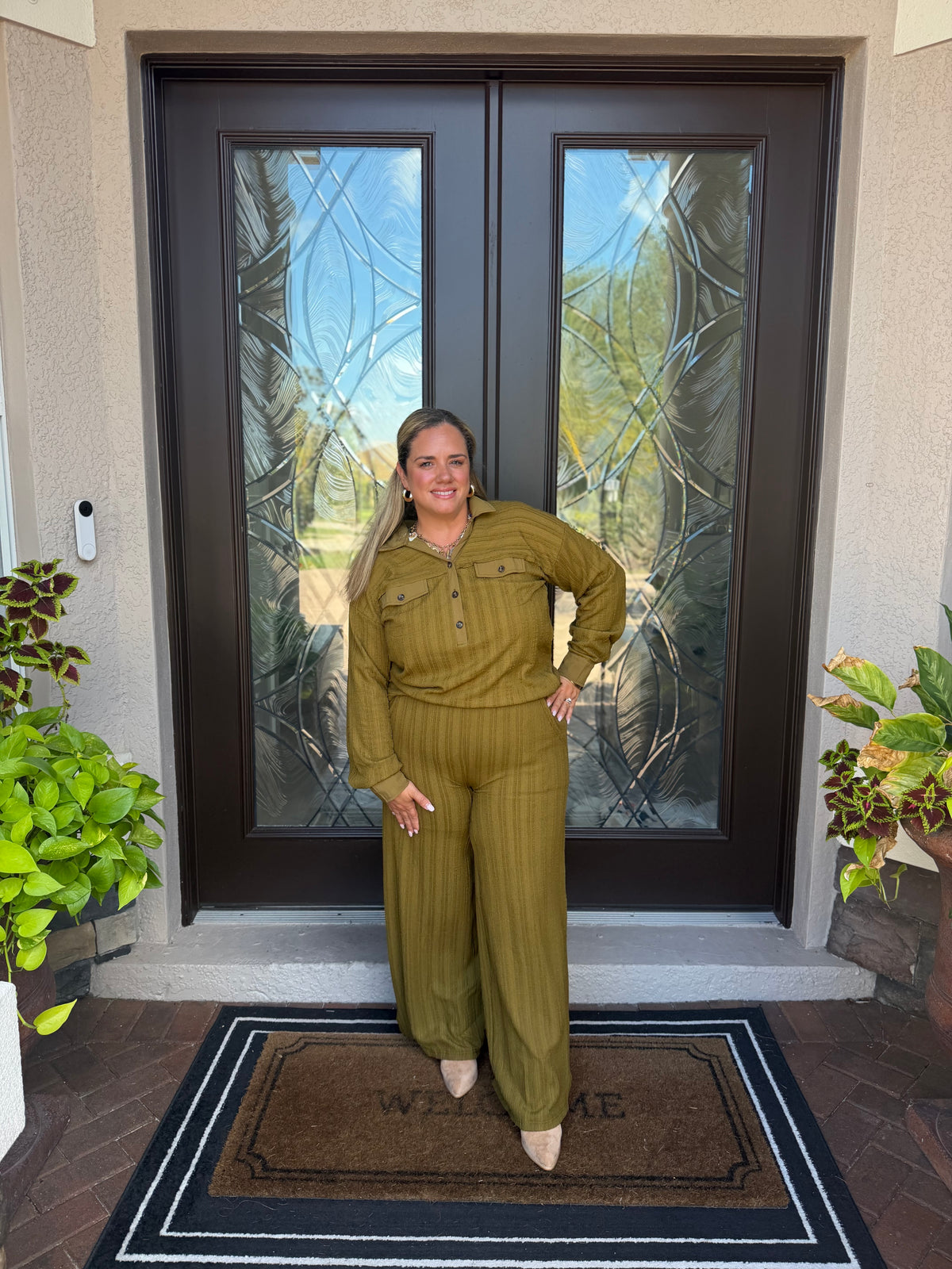 Olive Luxe Knit Top