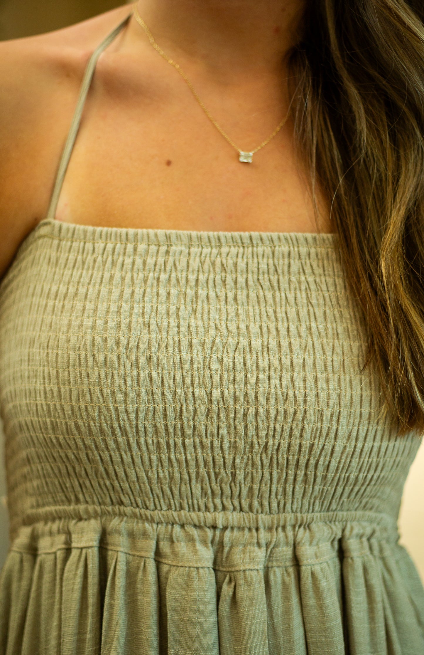 Smocked Maxi Dress
