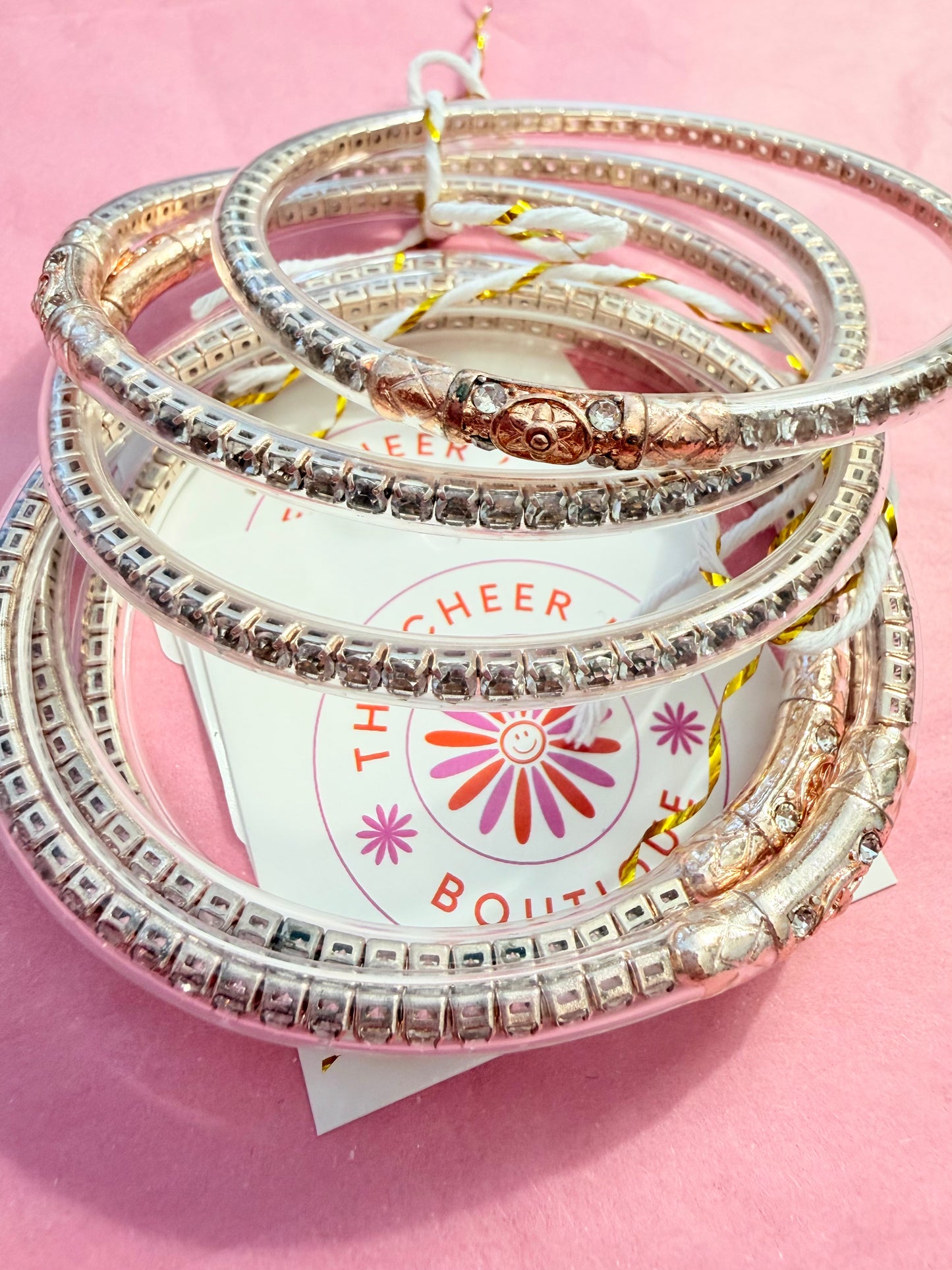Rose Gold Sparkle Bangle