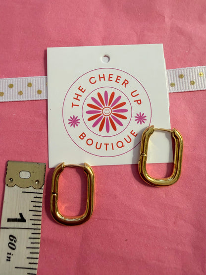 Chunky Hoop Earrings