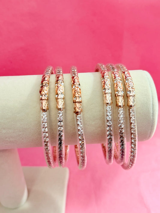 Rose Gold Sparkle Bangle