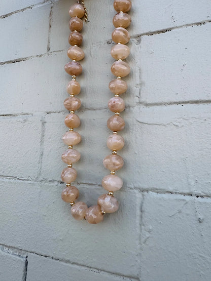Marble Beaded Necklace