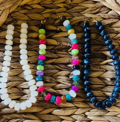 Marble Beaded Necklace