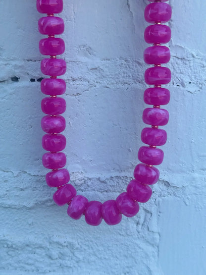 Marble Beaded Necklace
