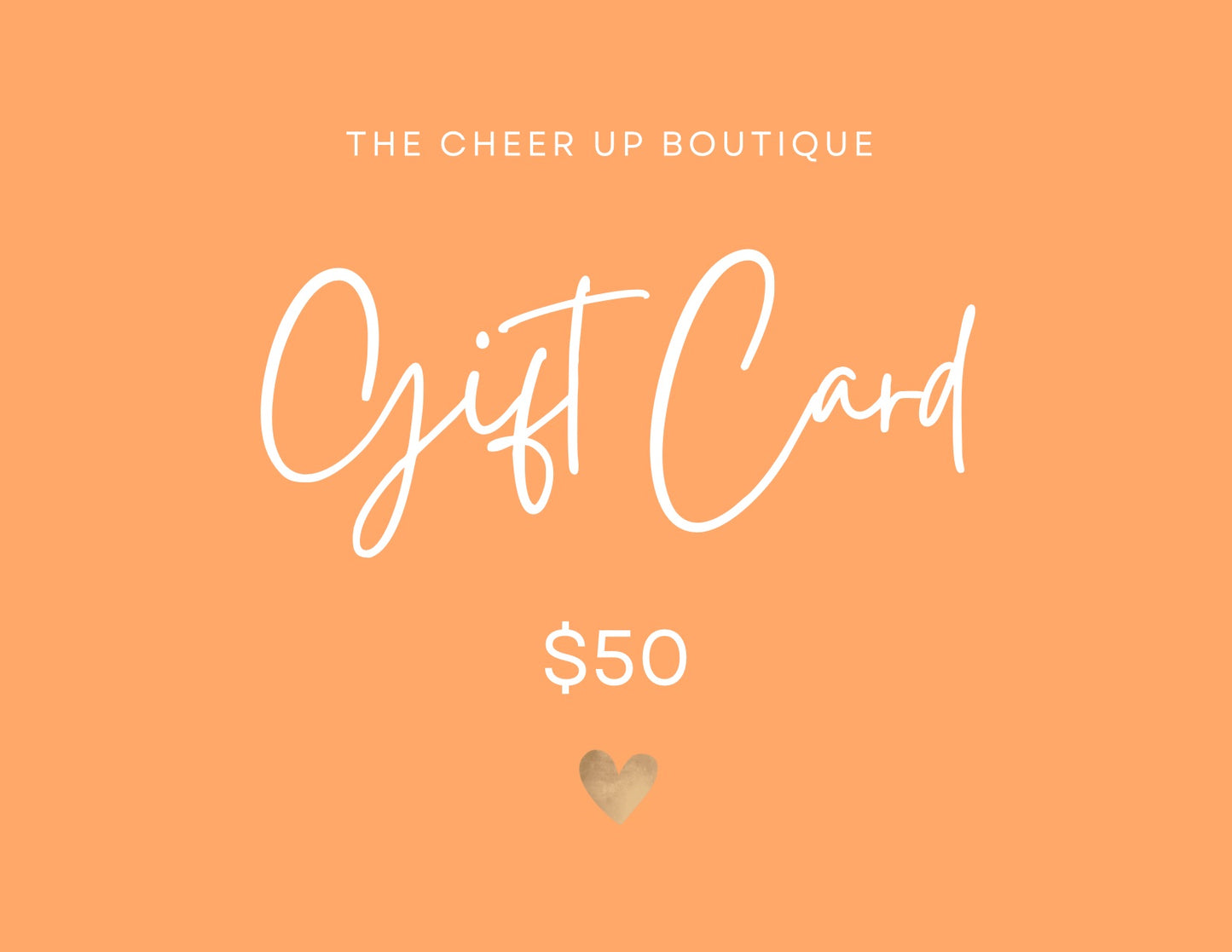 The Cheer Up Boutique Gift Card