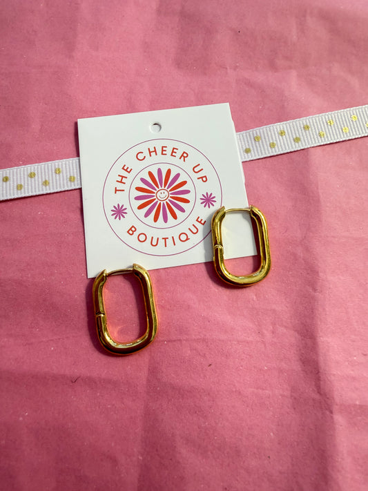 Chunky Hoop Earrings