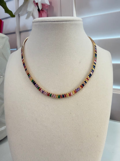 Crystal Tennis Necklace