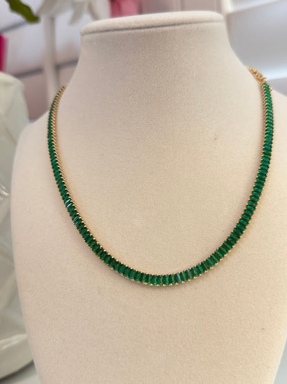 Crystal Tennis Necklace