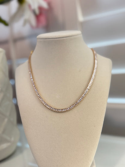 Crystal Tennis Necklace