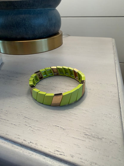 Gold Accent Stretch Bracelets