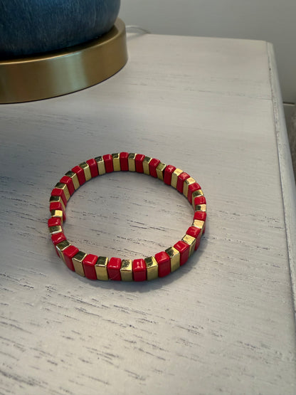 Gold Accent Stretch Bracelets