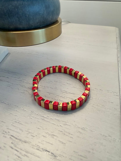 Gold Accent Stretch Bracelets