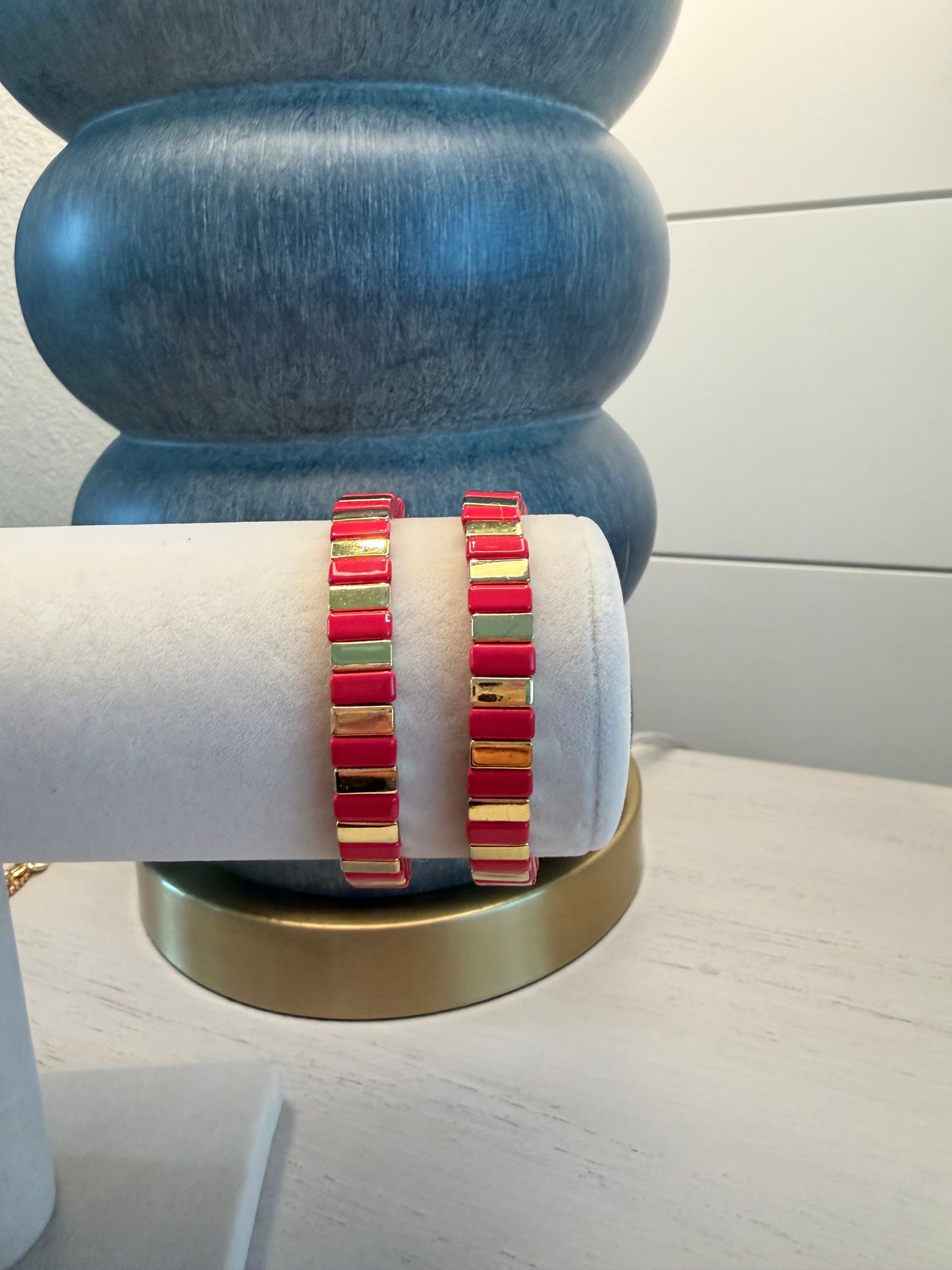Gold Accent Stretch Bracelets