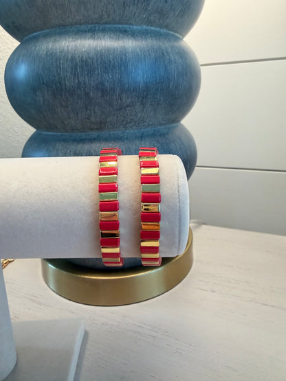Gold Accent Stretch Bracelets