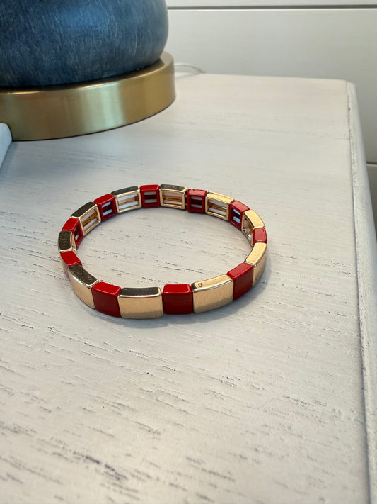 Gold Accent Stretch Bracelets