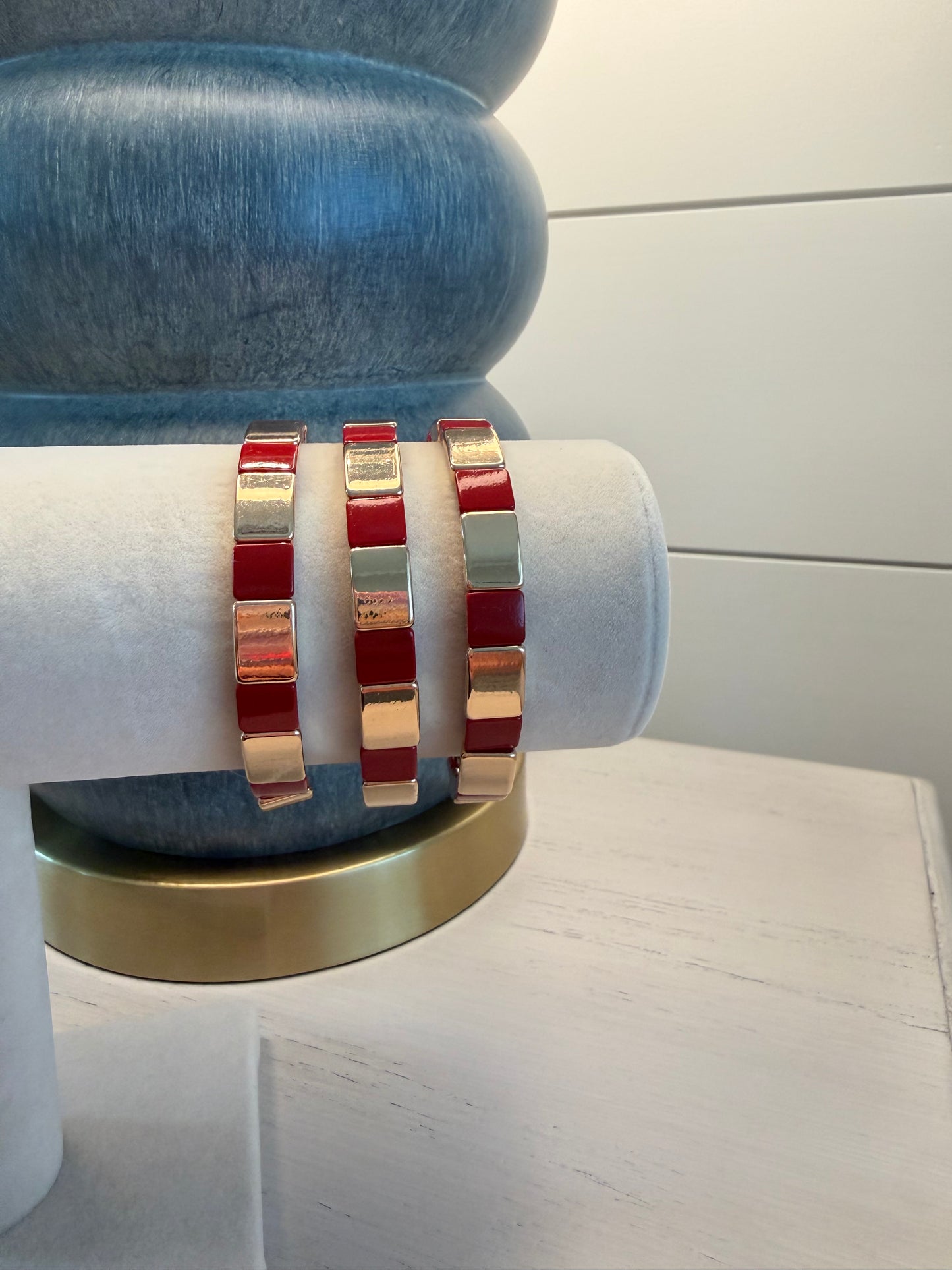 Gold Accent Stretch Bracelets