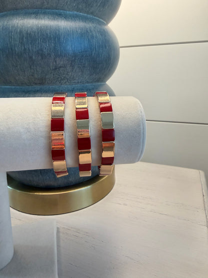 Gold Accent Stretch Bracelets