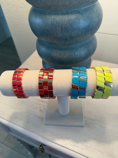 Gold Accent Stretch Bracelets