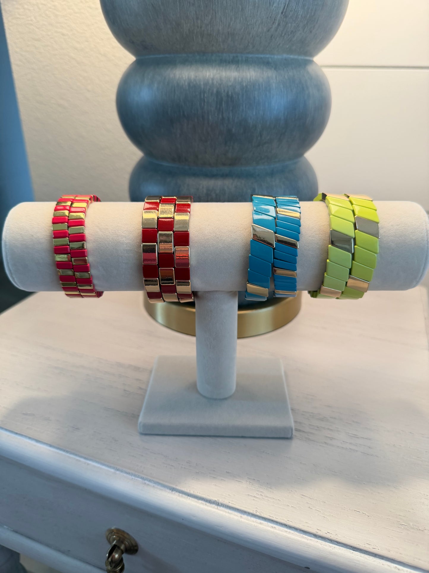 Gold Accent Stretch Bracelets