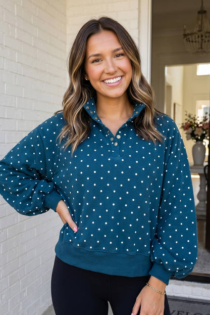 Dotty Days Pullover Sweatshirt