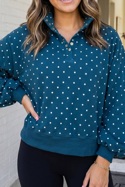 Dotty Days Pullover Sweatshirt